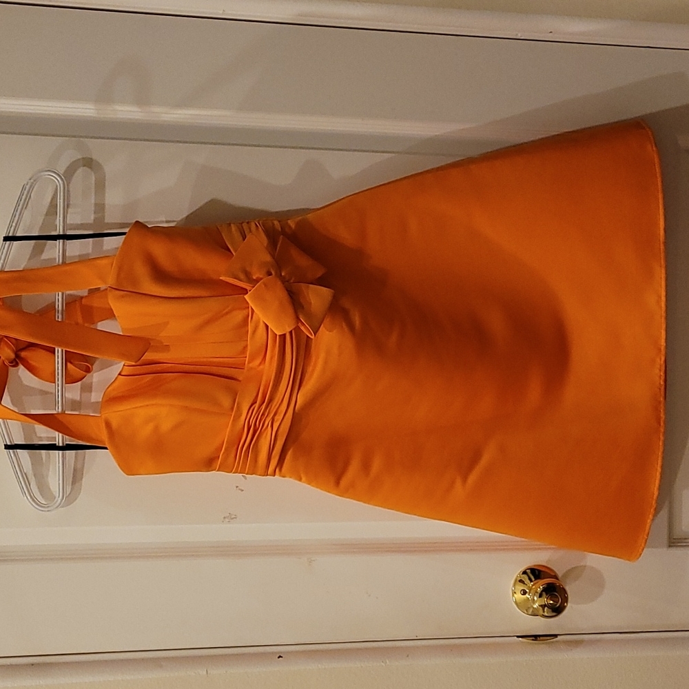 Orange dress